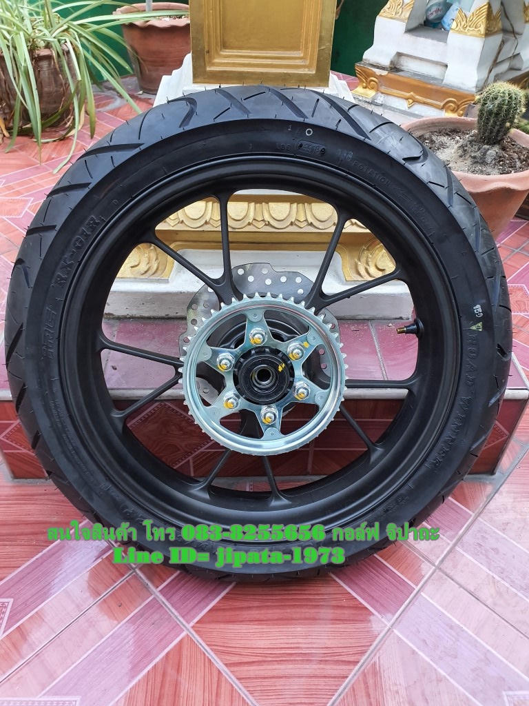 (CBR 150 i) ชุดวงล้อแม็กหลัง พร้อมยาง Hond CBR 150 i ปี 2019 แท้ (สินค้าตำหนิ)