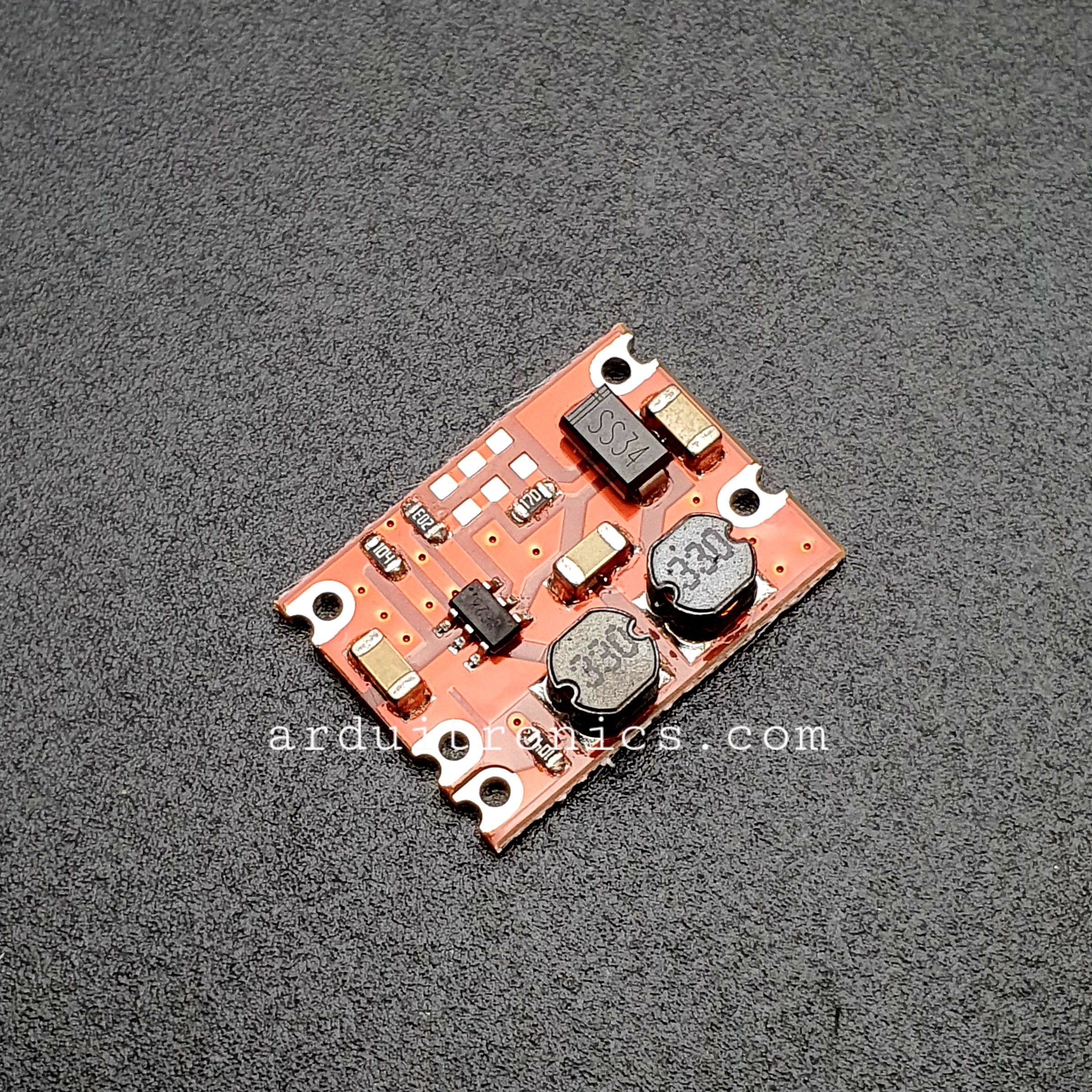 DC Automatic Step-Up and Step-Down Power Supply Module 3-15V to 5V 600mA โมดูลแปลงไฟ 3-15V เป็น 5V 600mA