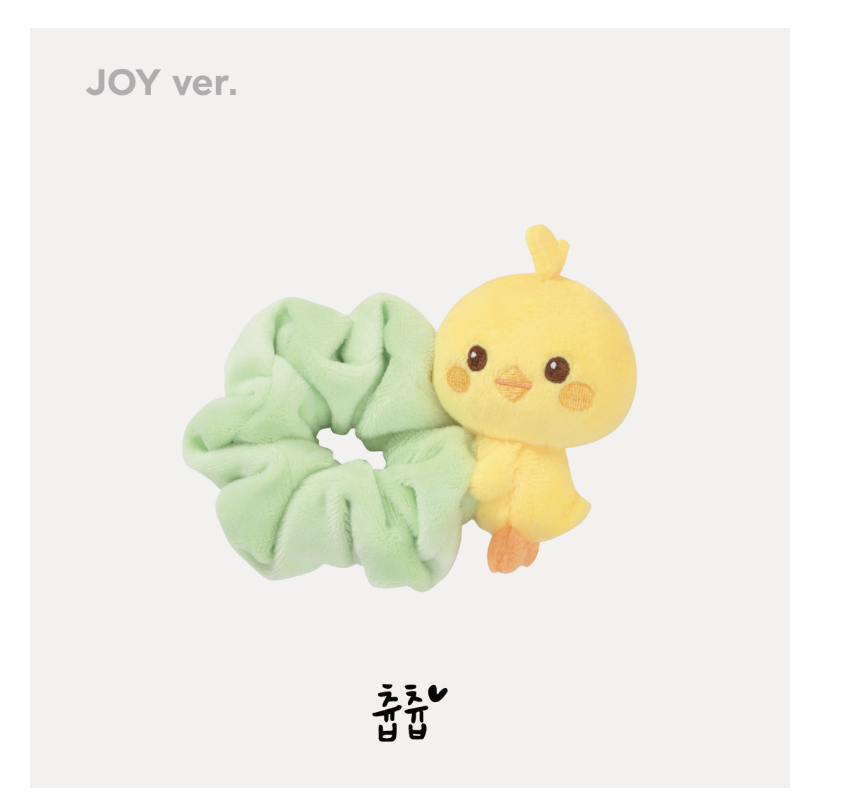 Red Velvet - Red Velvet 2024 FANCON TOUR <HAPPINESS: My Dear, ReVe1uv> MD -Scrunchie ที่มัดผม - แบบ joy
