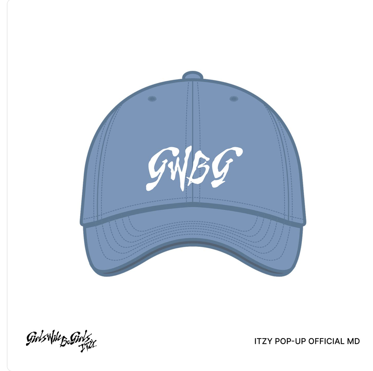 ITZY [Girls Will Be Girls] POP-UP OFFICIAL MD -CAP