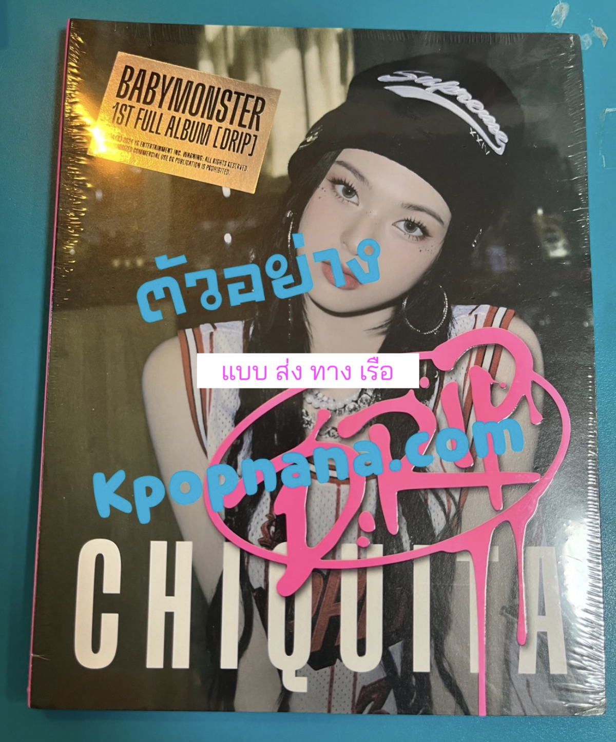 BABYMONSTER - 1st FULL Album [DRIP] หน้า.YG TAG ALBUM Ver. หน้าปก Chiquita. . - ส่งเรือ