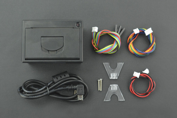 Embedded Thermal Printer - TTL Serial แถมสายไฟและสายต่อพ่วง (แท้จาก DFRobot)