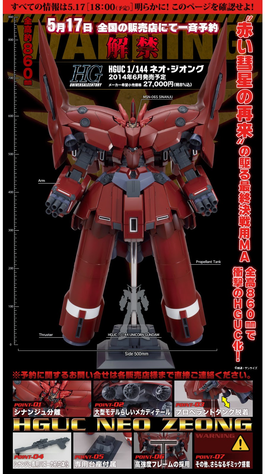 HGUC 1/144 NZ-999 Neo Zeong