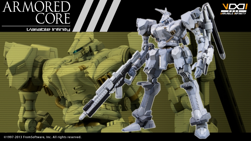 "Pre-Order" Kotobukiya 1/72 V.I. Series Armored Core ASPINA WHITE-GLINT ARMORED CORE 4 Ver.