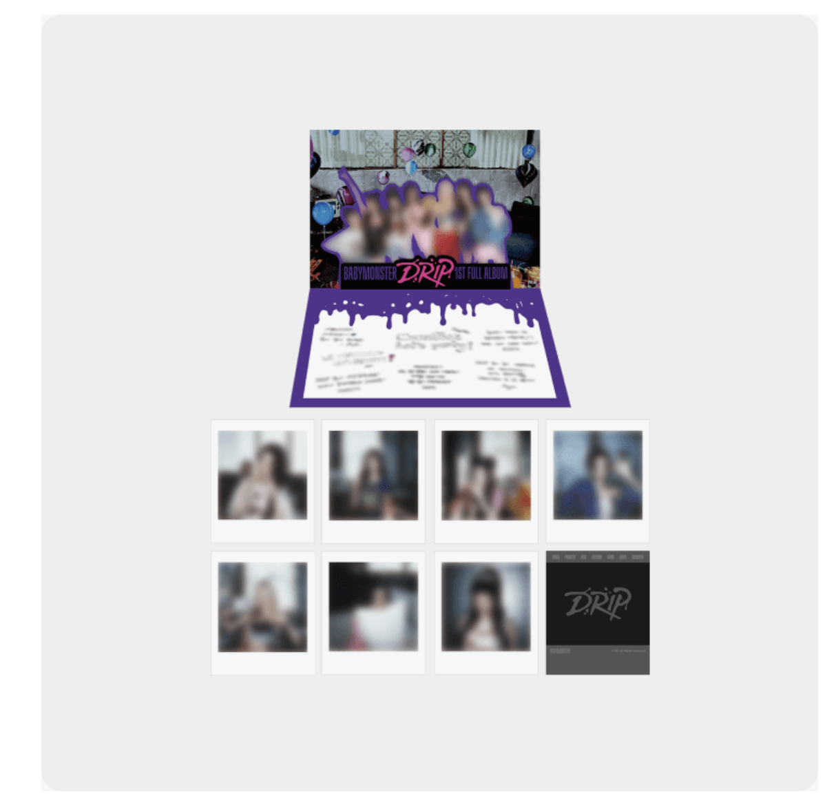 BABYMONSTER -[DRIP] BABYMONSTER - POP-UP CARD SET