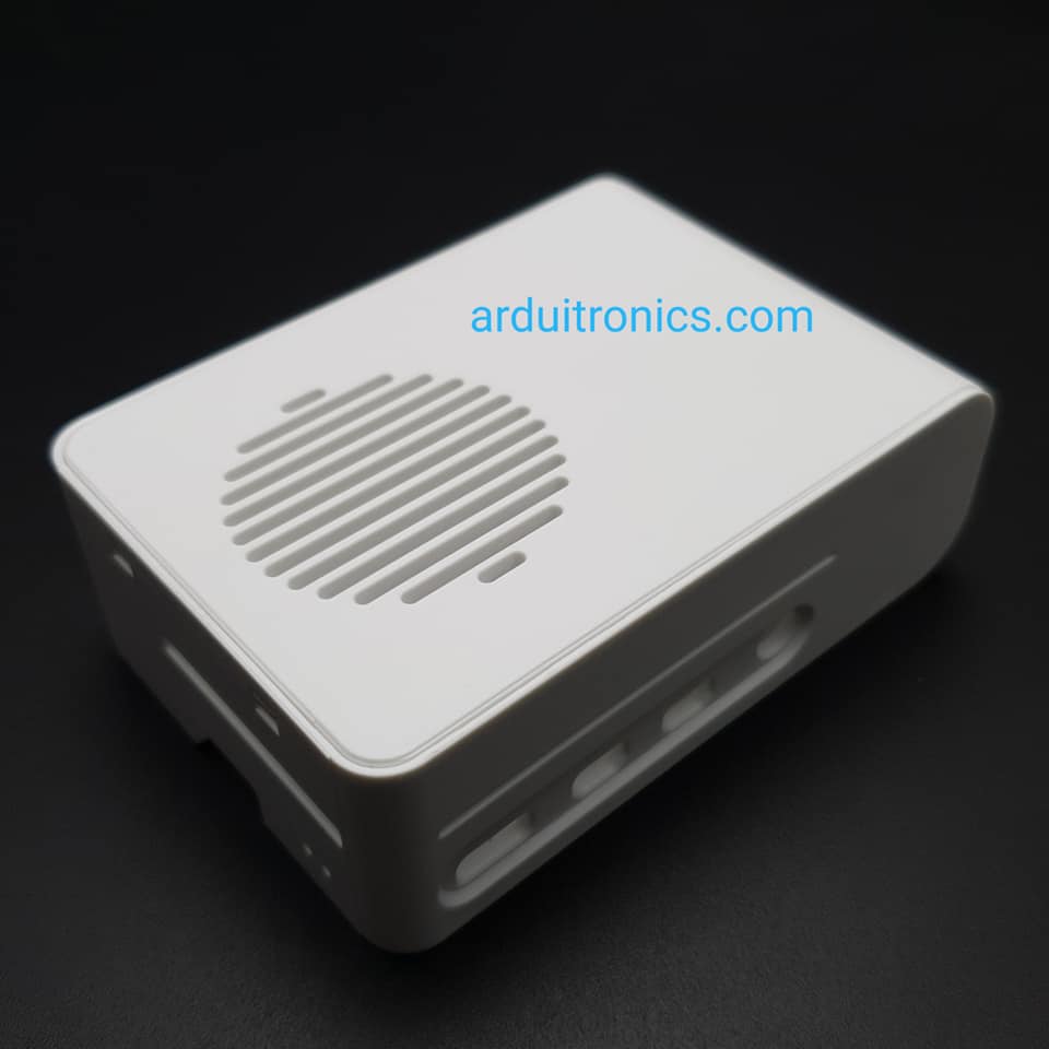 Raspberry Pi 4B Case (White Color) สีขาว