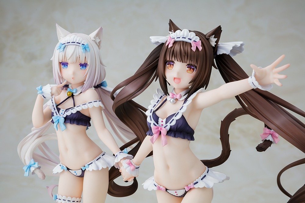 "Pre-Order" KDcolle 1/7 "Nekopara" Chocola & Vanilla Maid Swimsuit ver. KADOKAWA Special Set