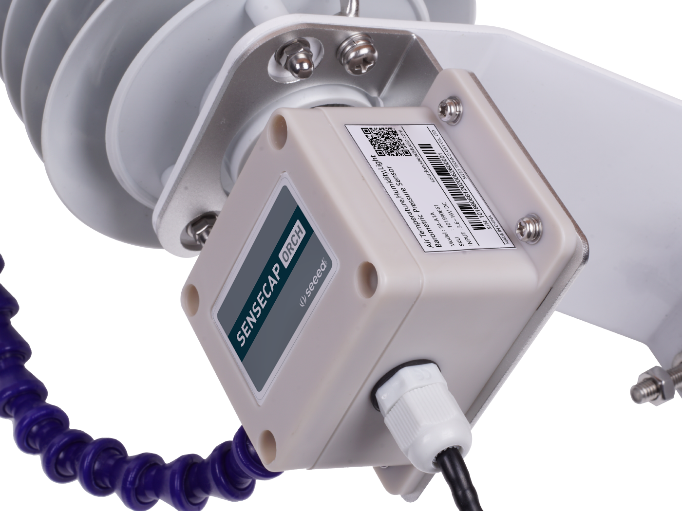 SenseCAP ORCH S4 4-In-1 Weather Sensors (A1B), Air Temperature/Humidity/Atmospheric Pressure/Light - with waterproof aviation connector (ของแท้จาก Seeedstudio)