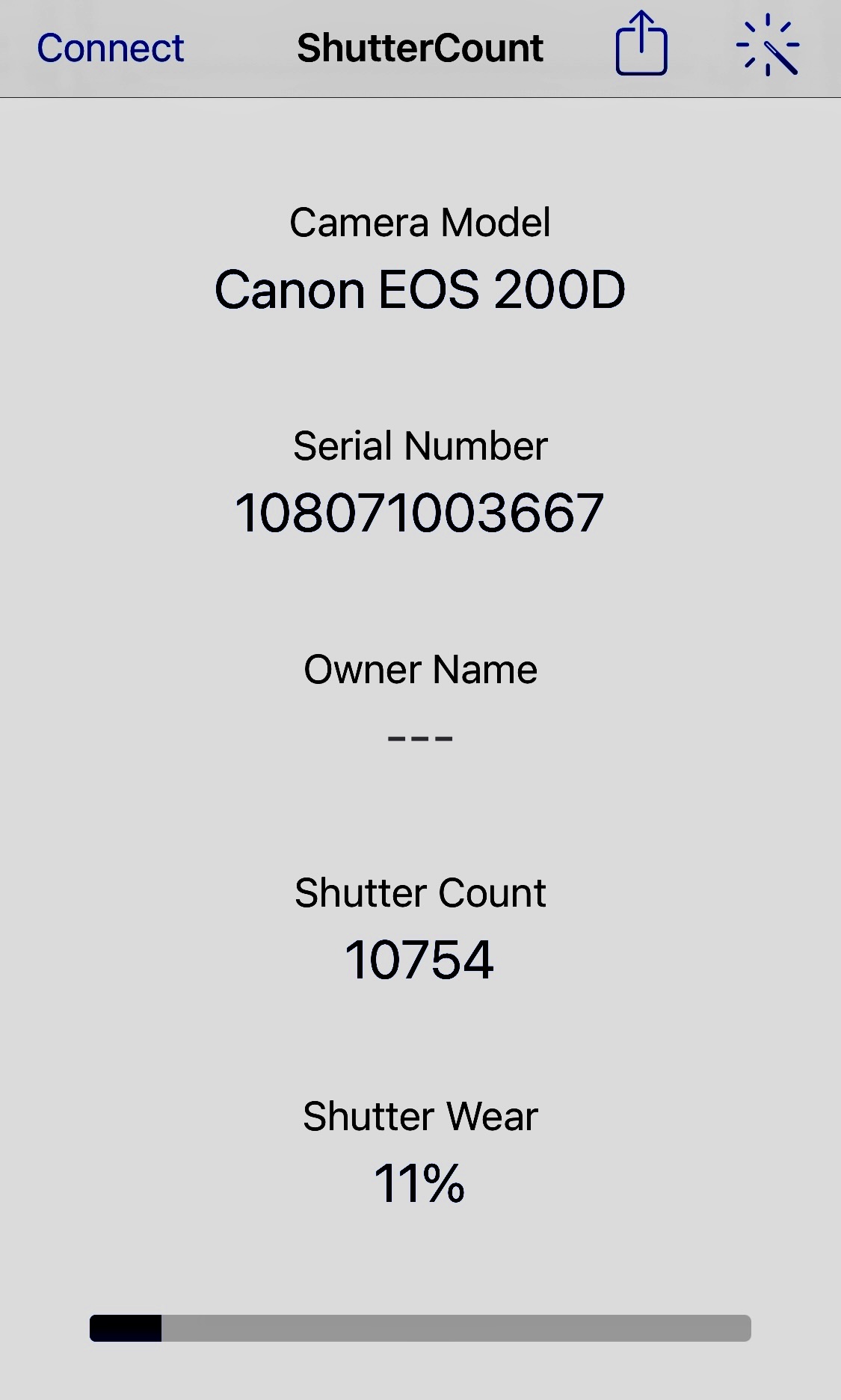 Canon 200D พร้อมเลนส์ 18-55 STM มี WiFi อดีตศูนย์สภาพสวย Shutter 10754