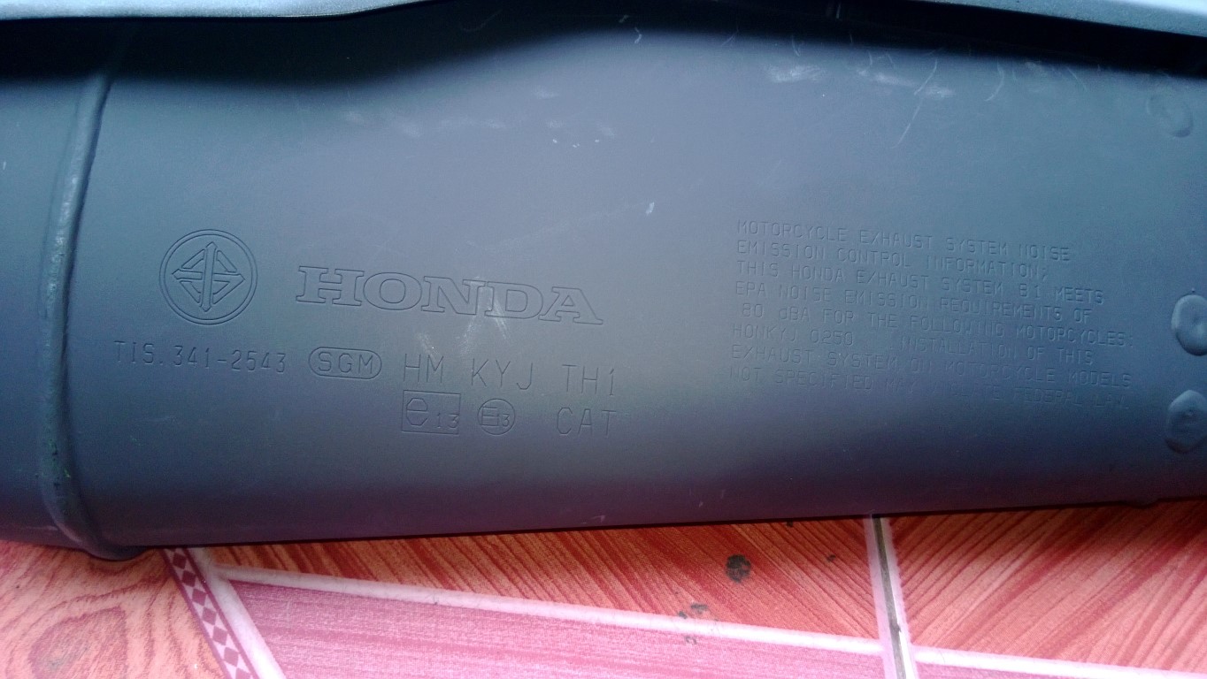 ปลายท่อไอเสีย Honda CBR 500 R แท้