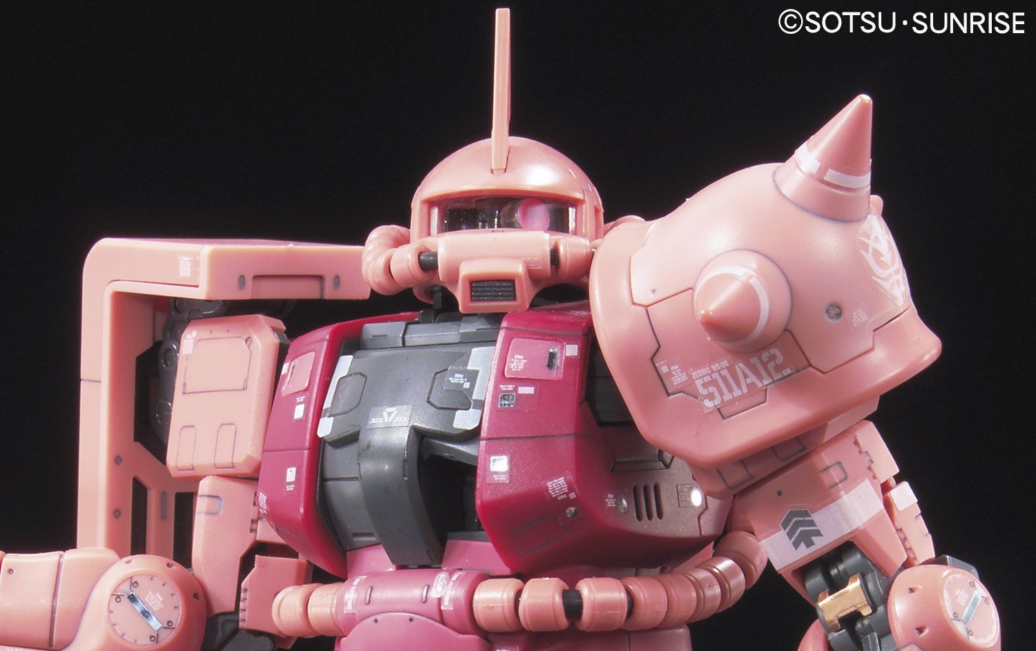 RG 1/144 MS-06S Zaku II (Char Aznable Custom)