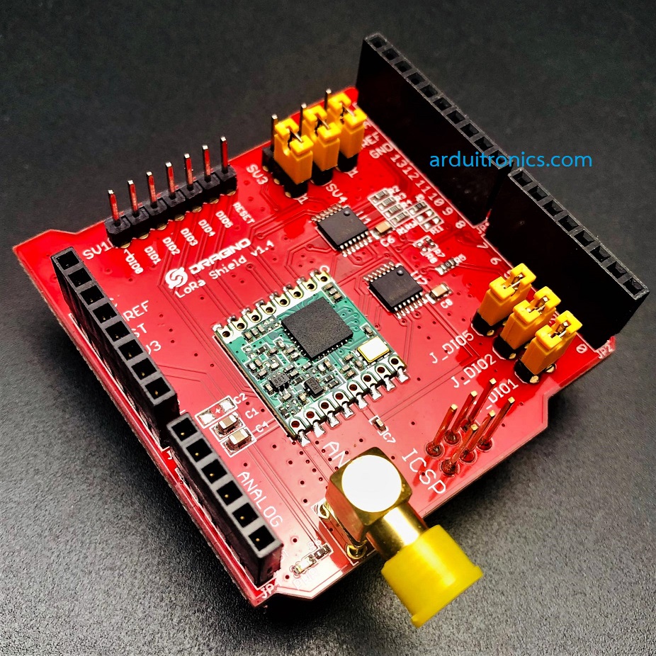 LoRa Shield 433MHz for Arduino Module Lora Shield(แถมเสาอากาศ)