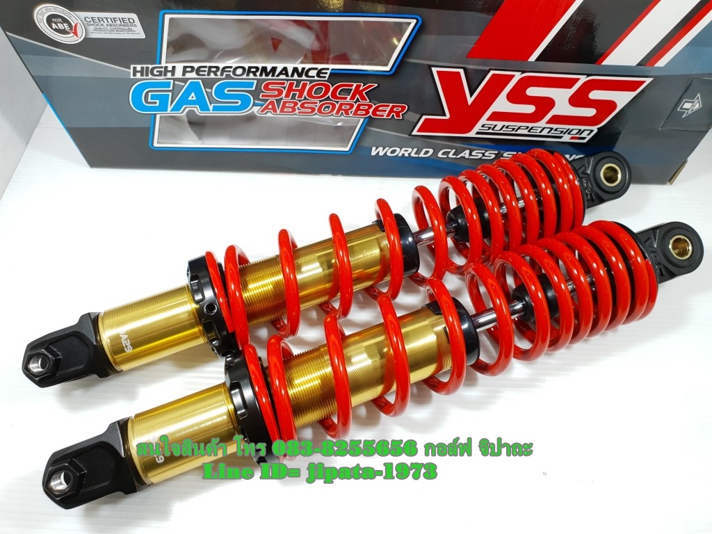 (PCX) โช้คอัพหลังคู่ YSS รุ่น DTG Plus สำหรับ Honda New PCX 150 i ปี 2014-2017