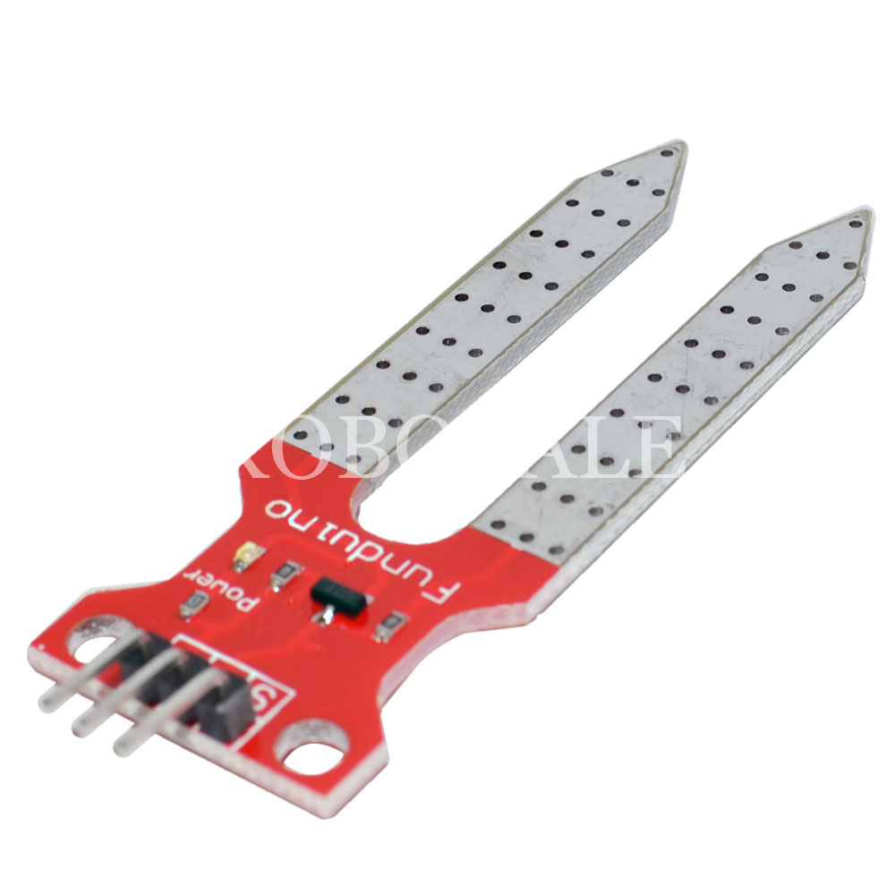 Soil Moisture Sensor for Arduino (Red PCB)
