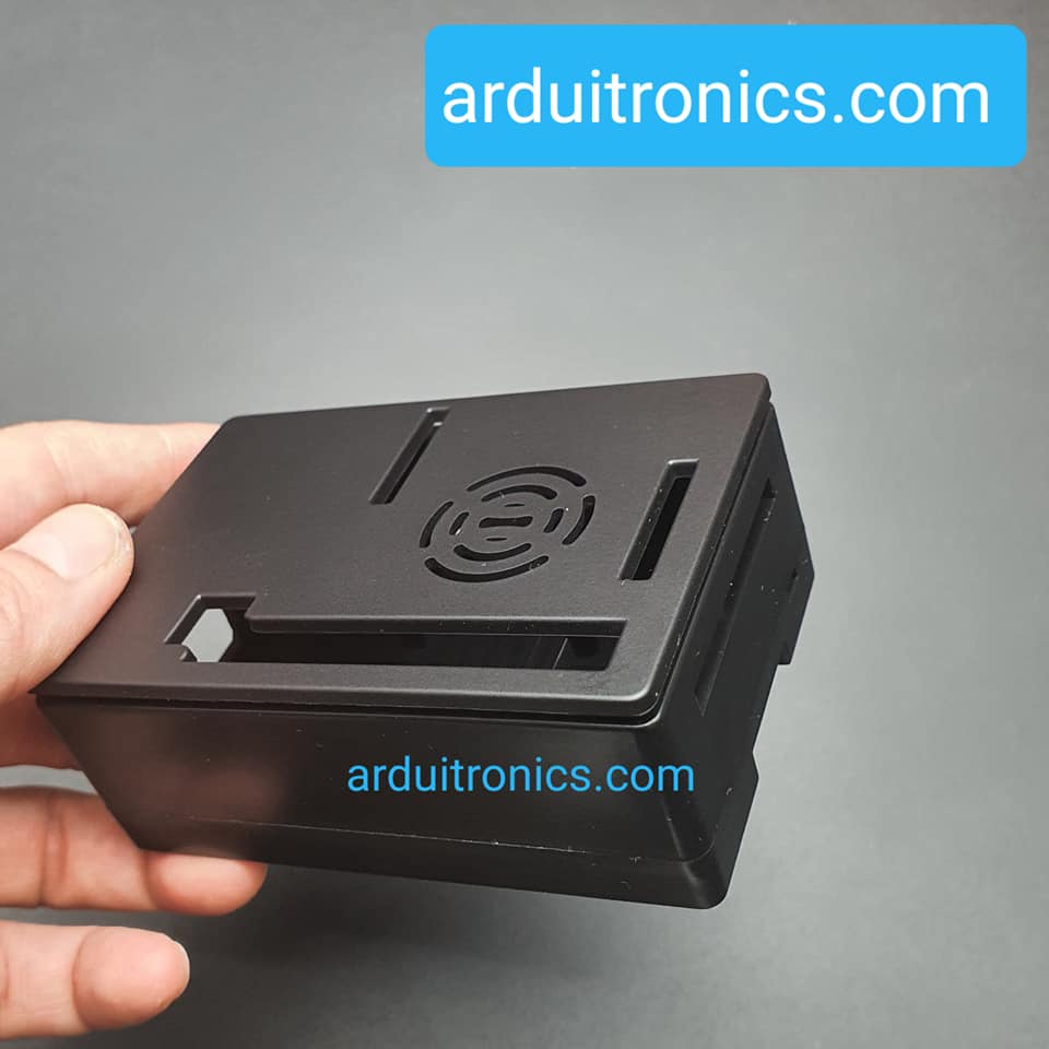 Raspberry Pi 4B 3.5-inch Touch Screen (พร้อมปากกา) + ABS Case (สีดำ) + Heat Sink