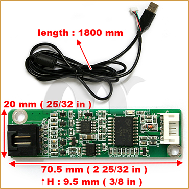 7 Inch TFT LCD Monitor Touch Screen + Driver Board HDMI