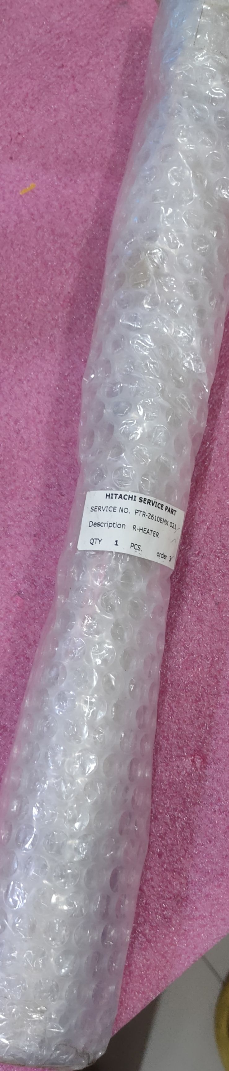 HITACHI ฮีตเตอร์ละลายน้ำแข็ง ใช้กับรุ่น R-Z440VX , R-Z480VX พาร์ทบริษัท PTR-Z610EMX*021