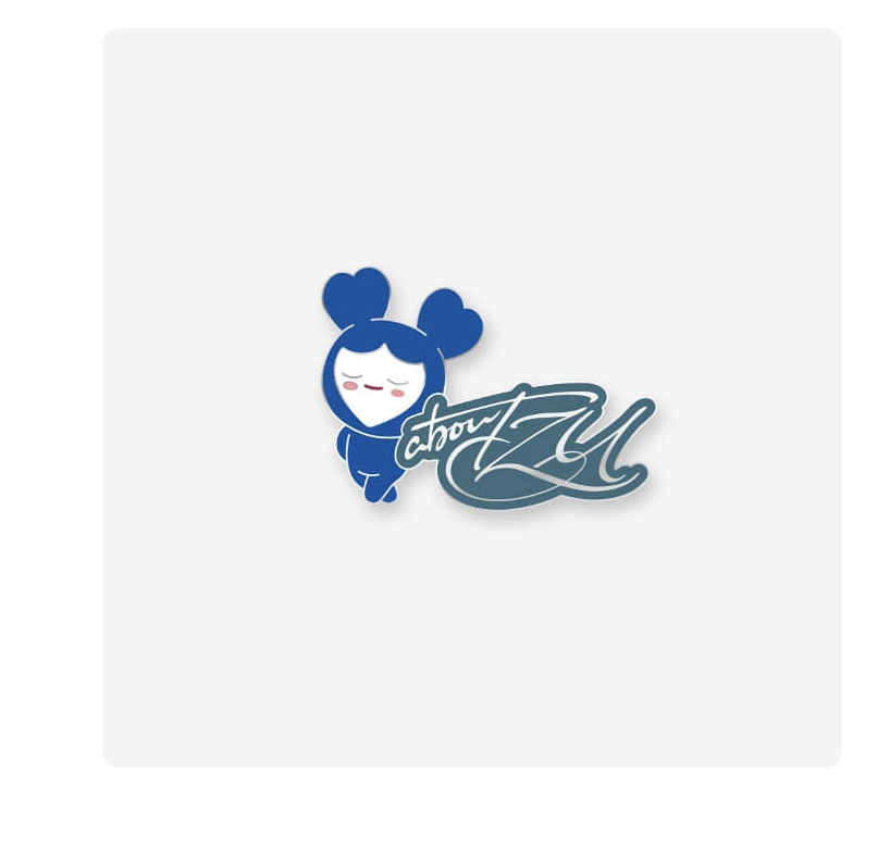 TWICE - TZUYU "abouTZU" Official Merch ของสะสม Tzuvely Badge