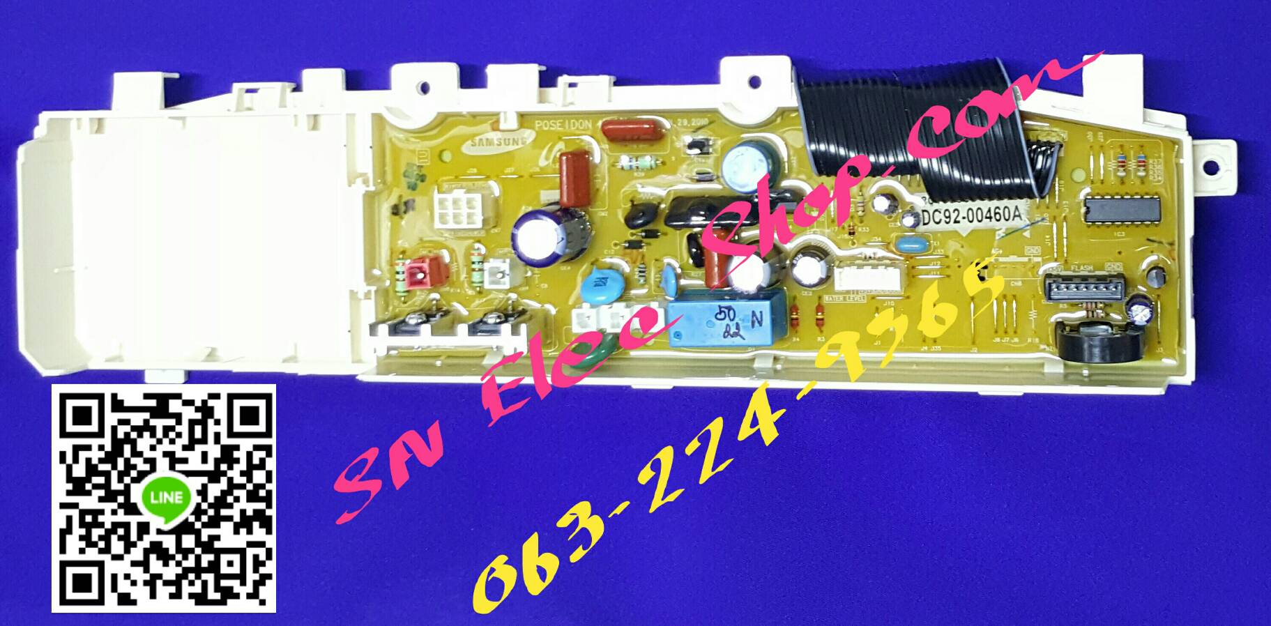 DC92-00460A (บริษัทให้ใช้แทนพาร์ทนี้ MFS-UE10NCC-T2) ใช้กับรุ่น WA10U3DEC/XST :WA11U3DEC/XST :WA11U3GEC/XST :WA98U3DEC/XST
