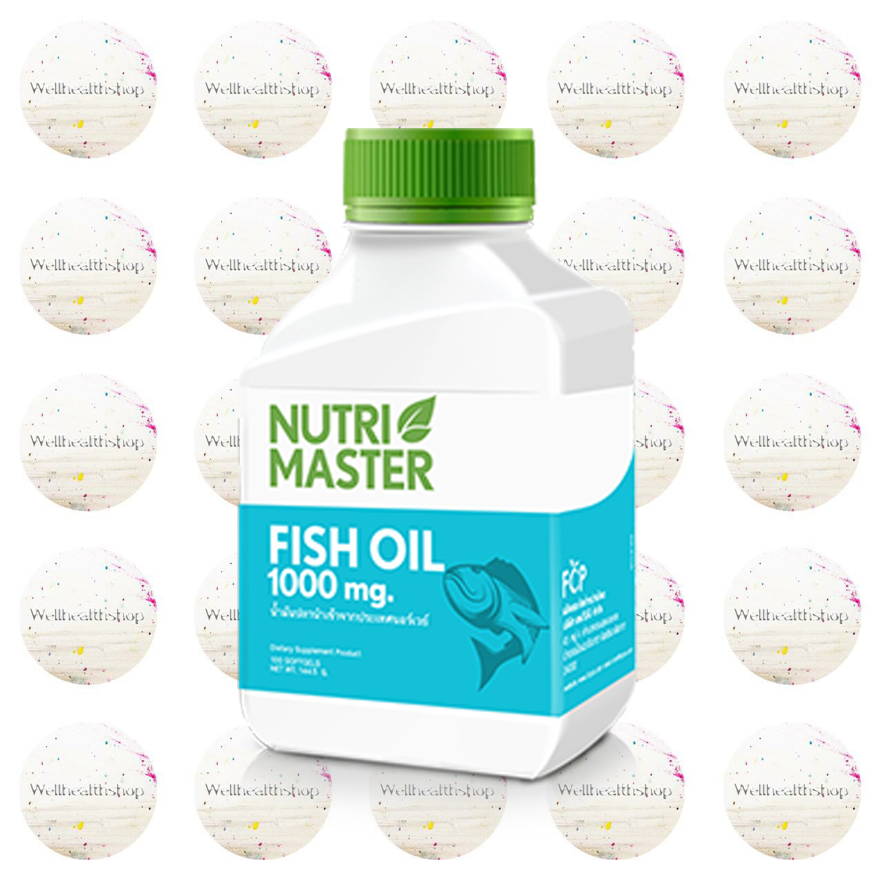 Nutrimaster Fish Oil 1000mg นูทรีมาสเตอร์ ฟิชออยด์ น้ำมันปลาคุณภาพสูงจากนอร์วย์