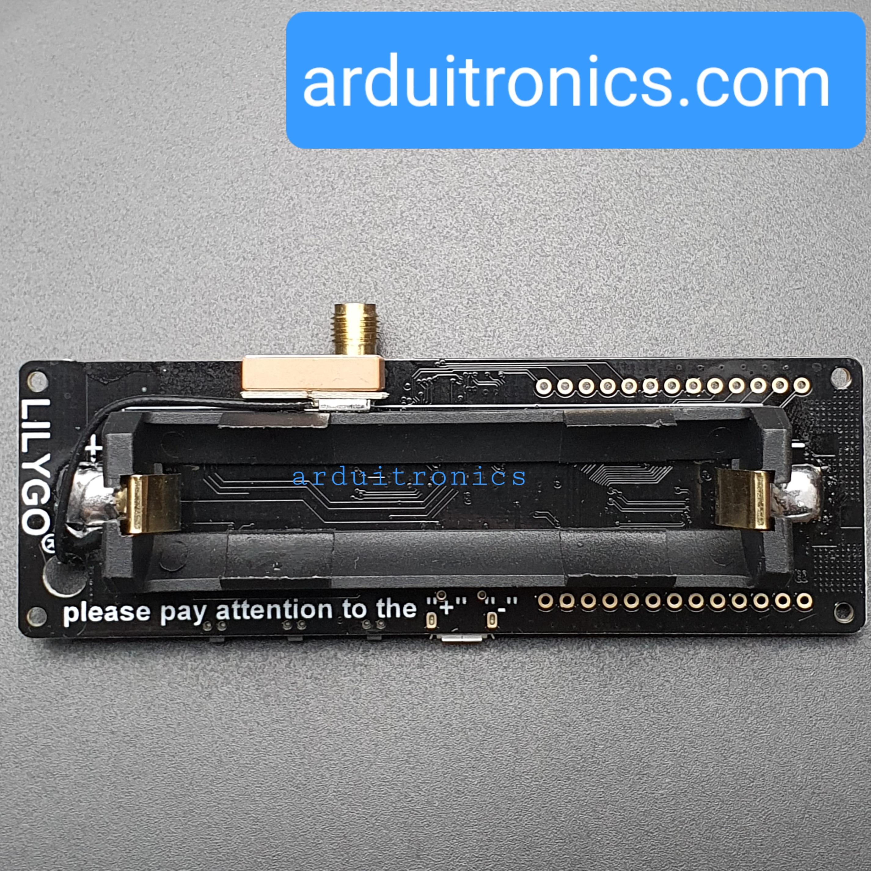 LYGO TTGO T-Beam V1.1 ESP32 Lora32 (433MHz) GPS (NEO-6M SMA) Bluetooth OLED พร้อมรางถ่าน 18650