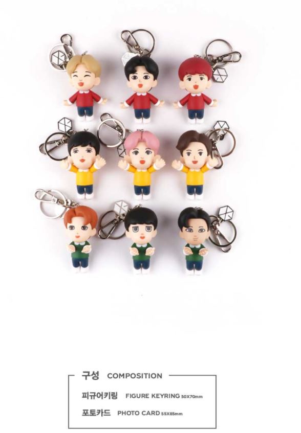 EXO Figure Keyring (+ Photocard) แบบ Baekhyun พร้อมส่ง