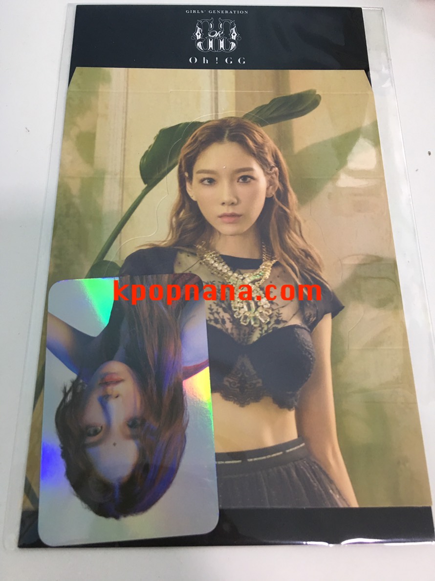 Girls' Generation -Oh!GG - Hologram photocard set ของแทยอน พร้อมส่ง