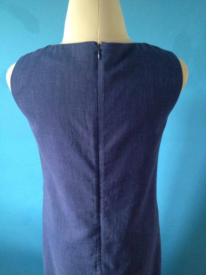 เดรสสียีนส์ปักเลื่อม ซัพในงานเนี้ยบ Made in Korea ของใหม่ สต้อคเกาหลี Size M