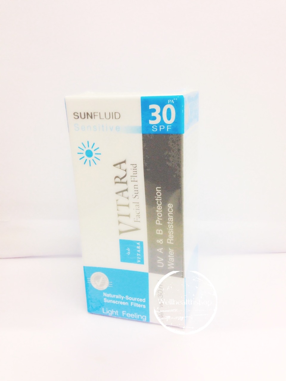 Vitara Facial Sun fluid SPF30 Sensitive ไวทาร่า เฟเชียล ซัน ฟลุอิด เอสพีเอฟ 30 เซนซิทีฟ