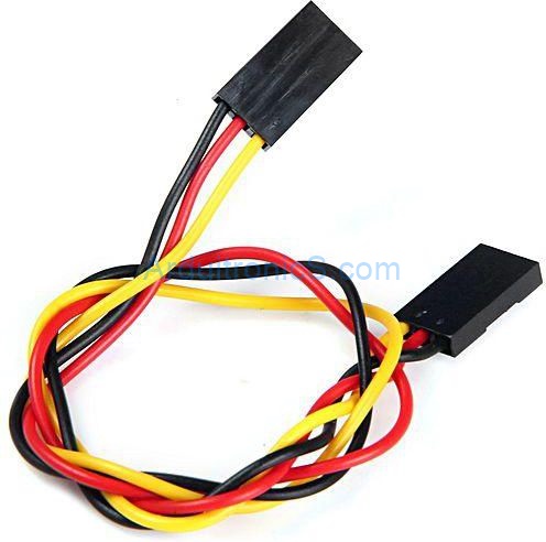 2.54mm Female - Female DuPont Jumper Wire 3Pin 20cm