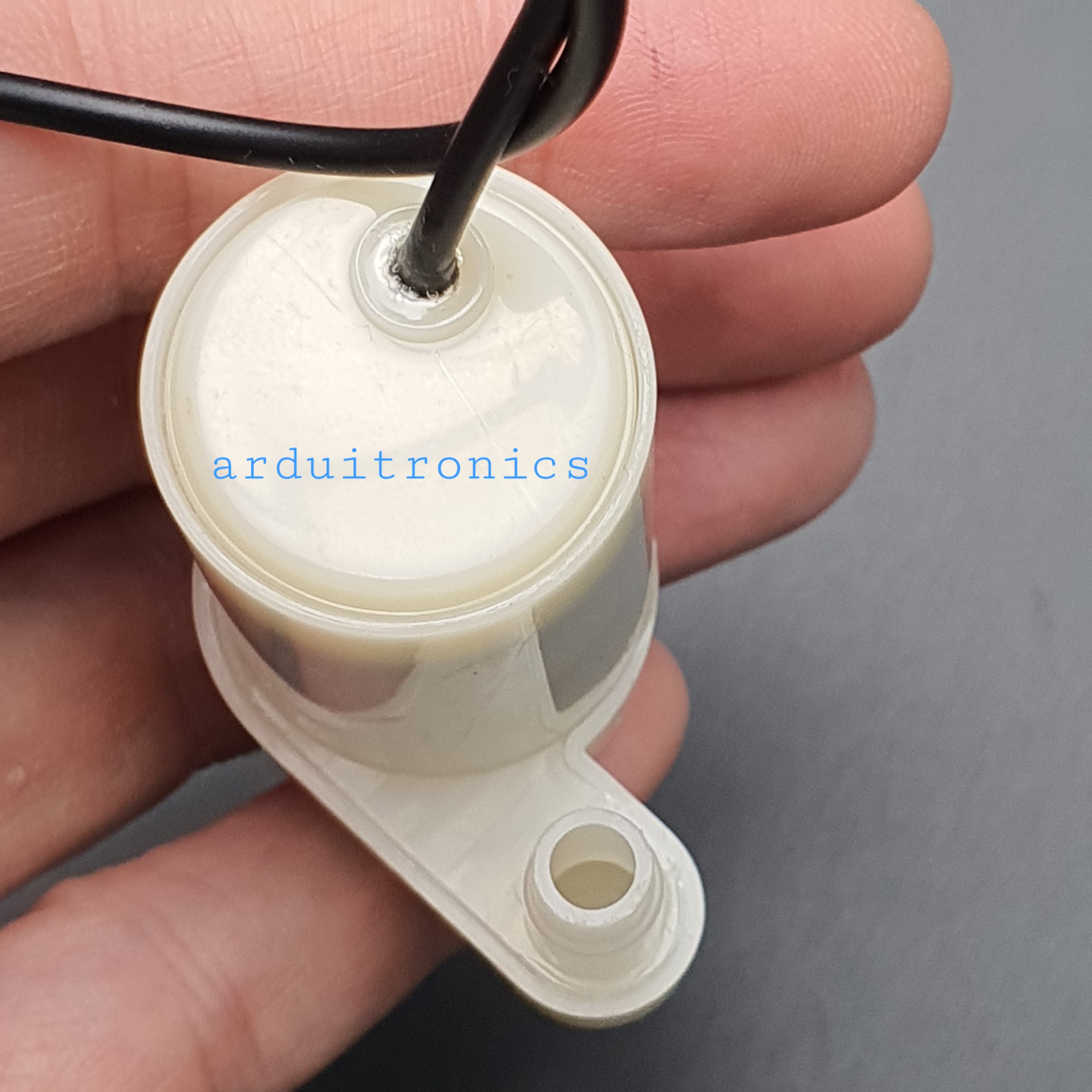 Mini DC Water Pump (DC 3V-5V) ปั๊มน้ำ สายไฟปลายเปลือย ขนาดเล็ก 3-5V สีขาว แนวตั้ง