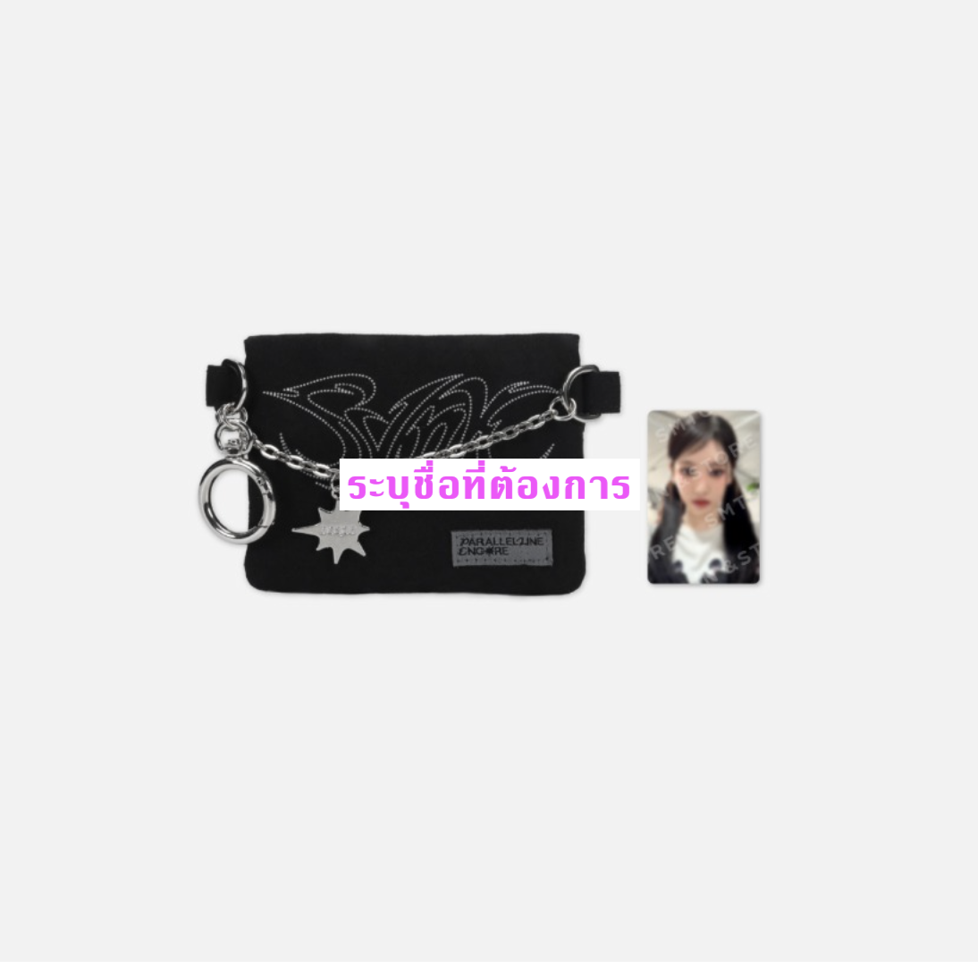 aespa -aespa LIVE TOUR－SYNK：PARALLEL LINE－ENCORE MD -Card Pouch set ระบุชื่อที่ต้องการ