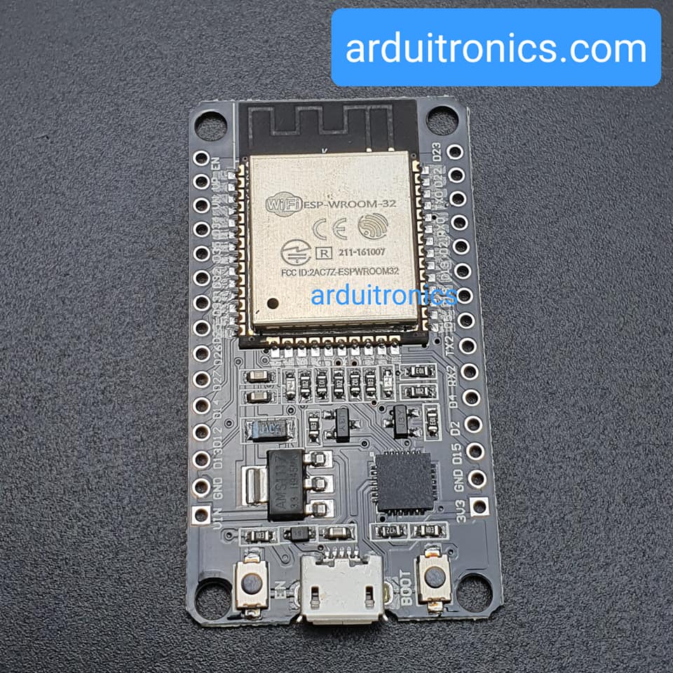 ESP32 Development Board WiFi + Bluetooth Dual Core (free pin header) WROOM แบบยังไม่ได้บัดกรี 30 pin