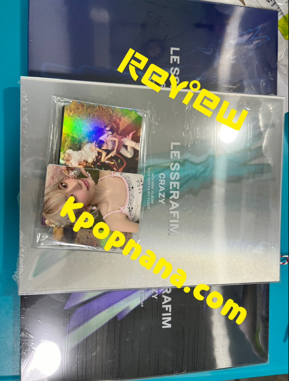 LE SSERAFIM -LE SSERAFIM 4th Mini Album 'CRAZY' - ครบ set - แบบได้ของแถมเพิ่ม จาก weverse shop - ส่ง เรือ