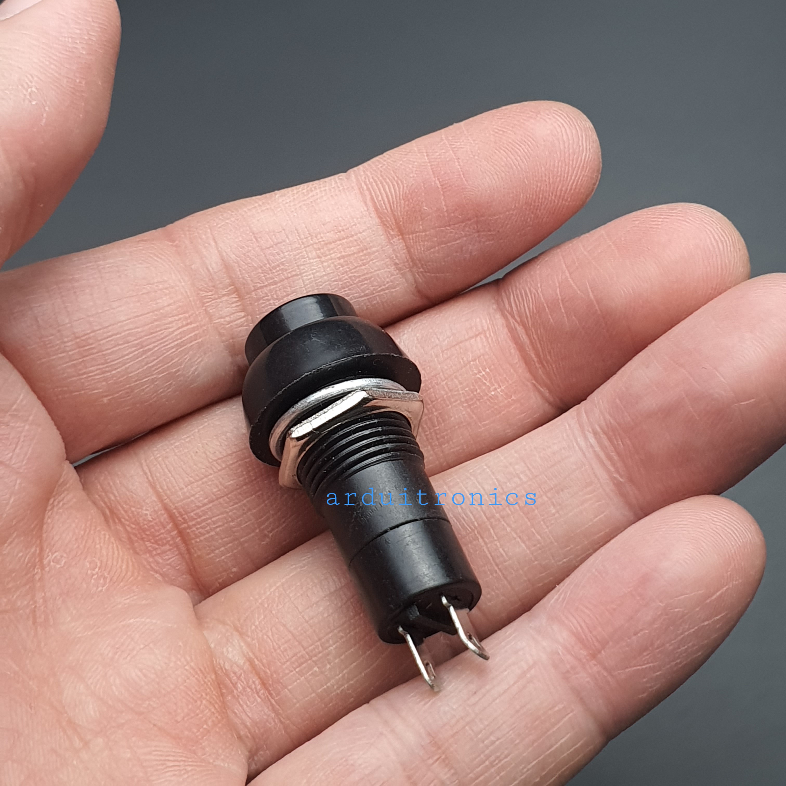 สวิตช์ กดติด กดดับ 250V 3A (สีดำ) - Black