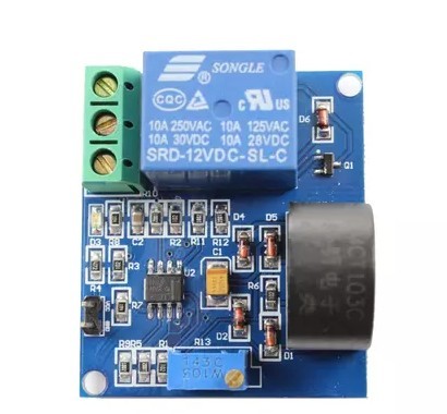 5A Over-Current Detection Sensor Module (AC Current Detector with 12V Relay) B46