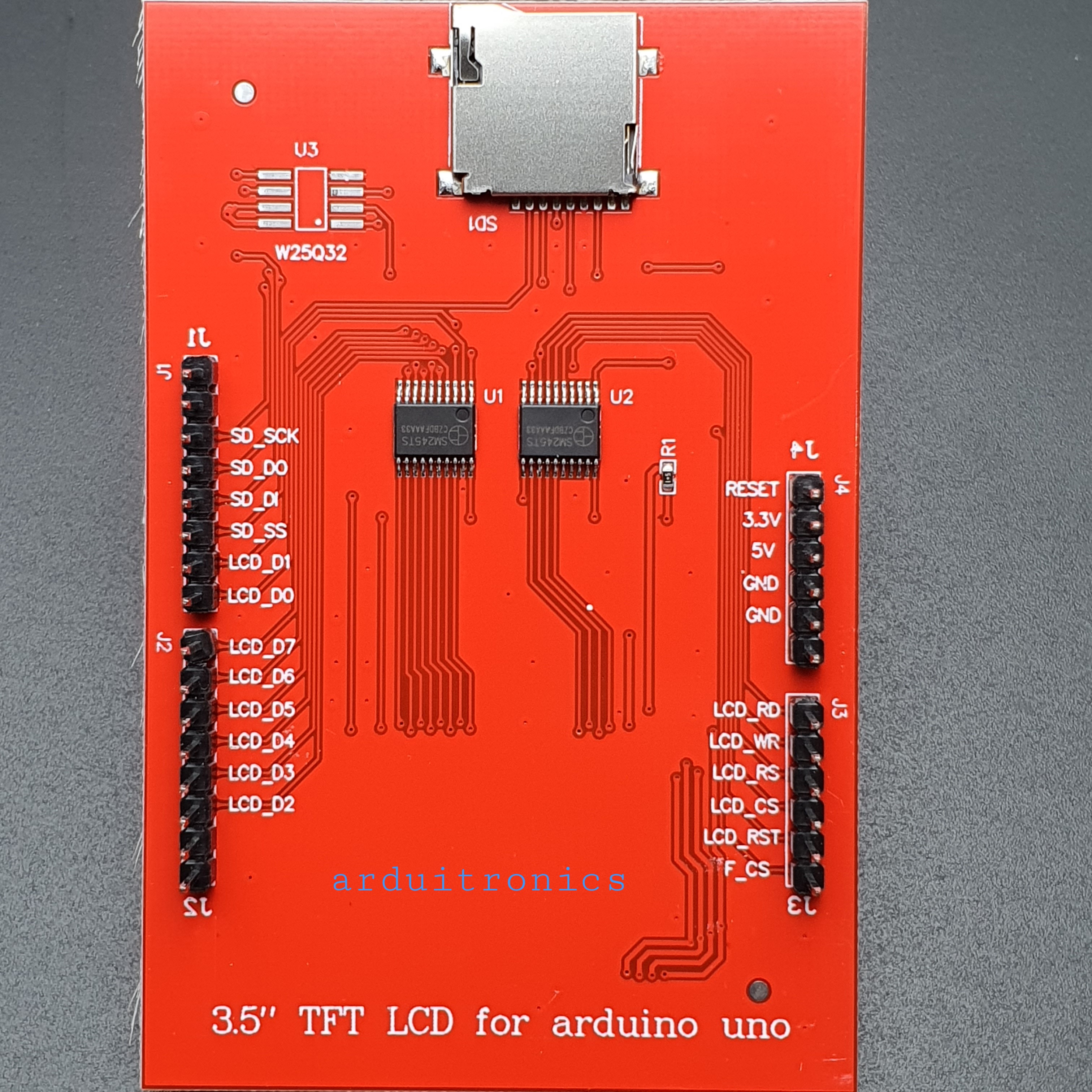[Red PCB] LCD 3.5" TFT Touch LCD Module 320X480 for Arduino Uno โมดูลจอแสดงผลแบบสีขนาด 3.5 นิ้ว Touch Screen + Free Stylus Pen