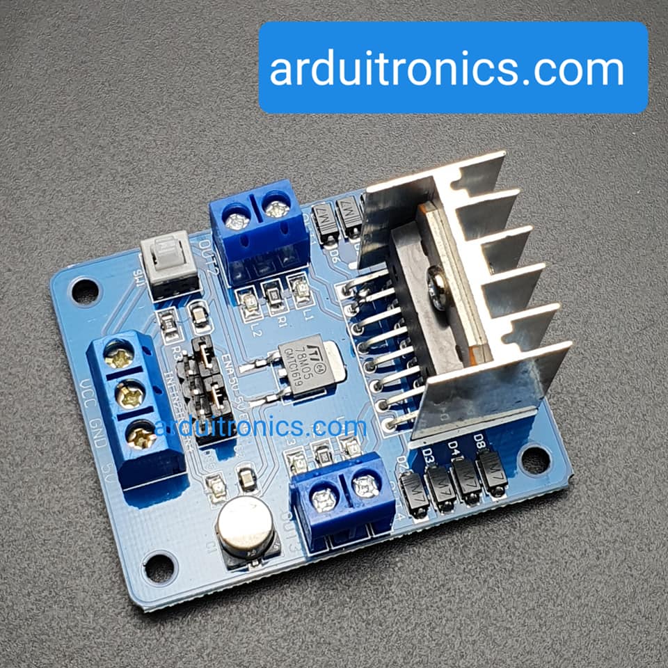 Motor Drive Module (L298N) Stepper Motor, DC Motor Driver L298 2-in-1