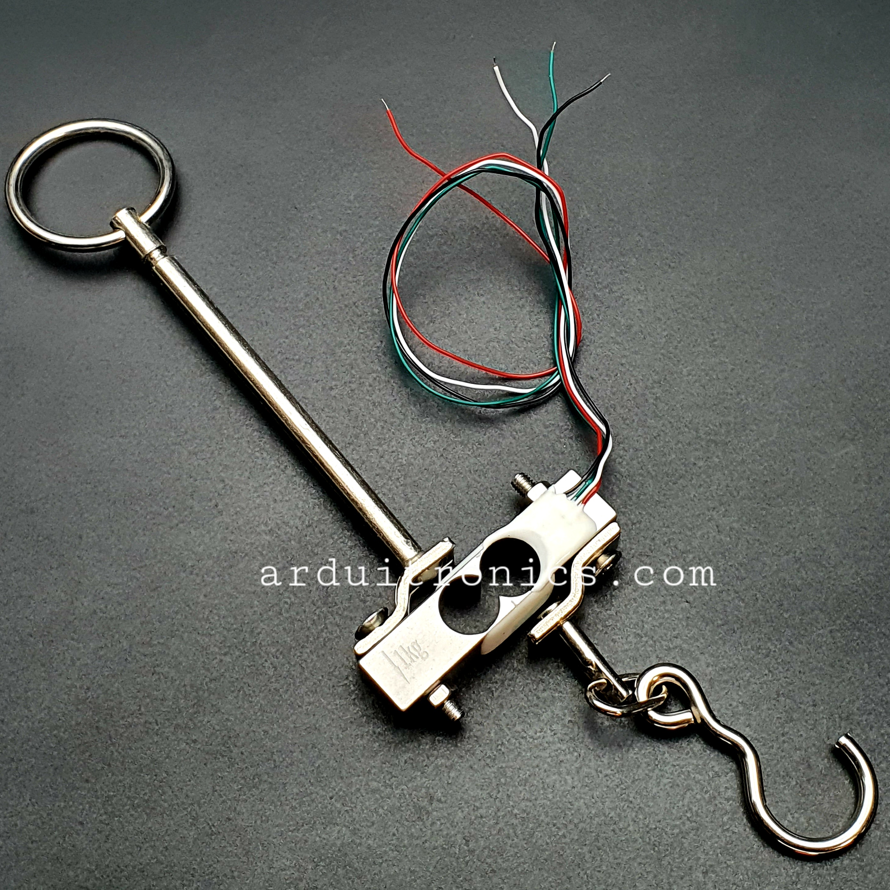 Load Cell - 1kg, Straight Bar with Hook