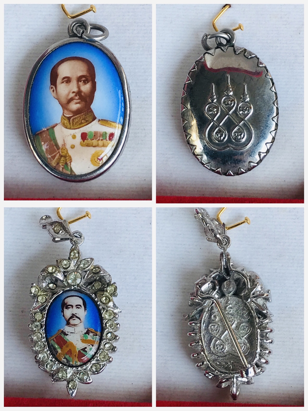 ราคาเริ่มต้น 390 บาท จี้ ล็อกเก็ต Locket เข็มกลัดกะไหล่เงิน รัชกาลที่ 5 เสด็จพ่อ ร.5 หลังยันต์ห้า เหมาะใส่ขึ้นคอจะเป็นสิริมงคลอย่างยิ่ง. สภาพสวยหายากค่ะ