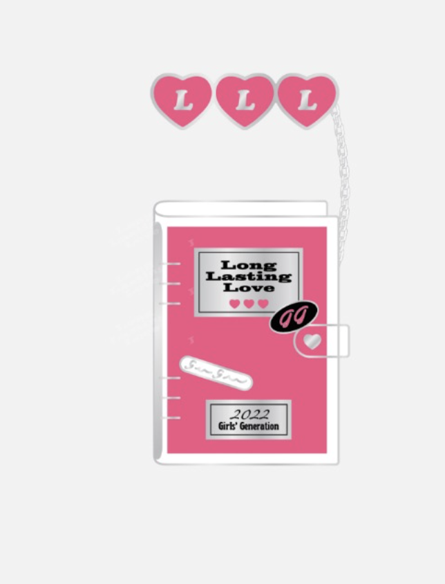 GIRLS' GENERATION -2022 Girls’ Generation Special Event : Long Lasting Love OFFICIAL MD 2nd LINE UP - Logo chain badge set
