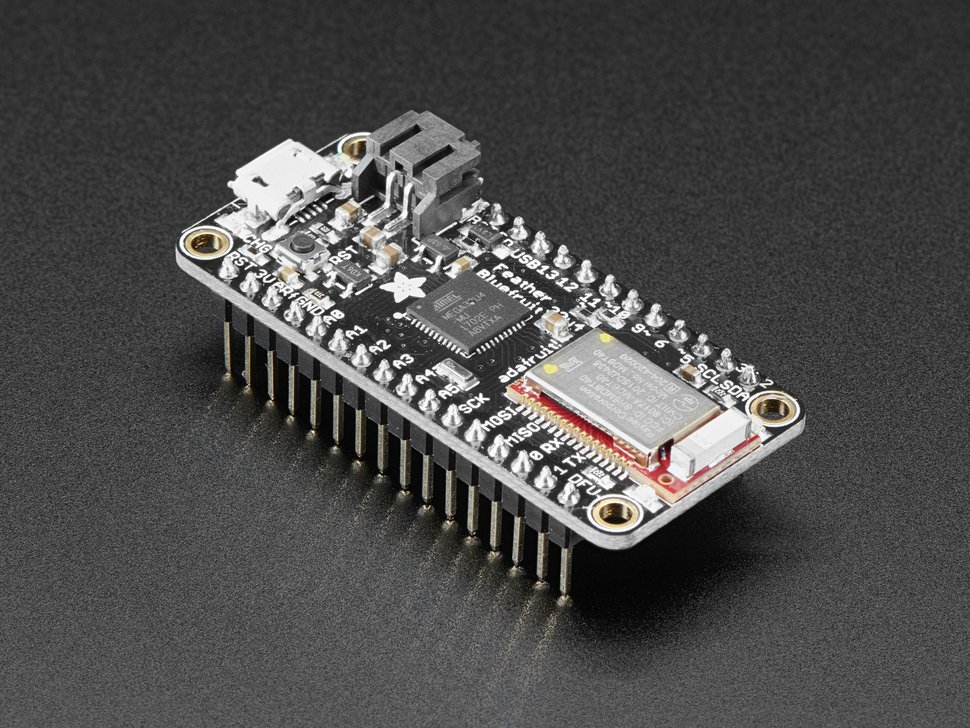 Adafruit Feather 32u4 Bluefruit LE (บัคกรีขาให้จากโรงงาน)