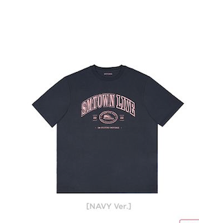 SMTOWN LIVE 2022 : SMCU EXPRESS @ HUMAN CITY_SUWON OFFICIAL MD -T-shirt เสื้อสี ดำ