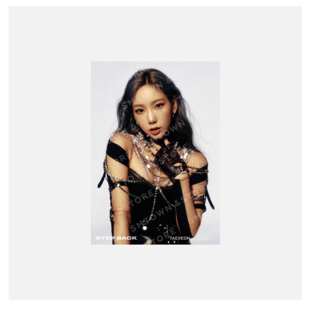 ของสะสม GOT the beat - 'Step Back' MD Collection - A4 PHOTO แบบ taeyeon