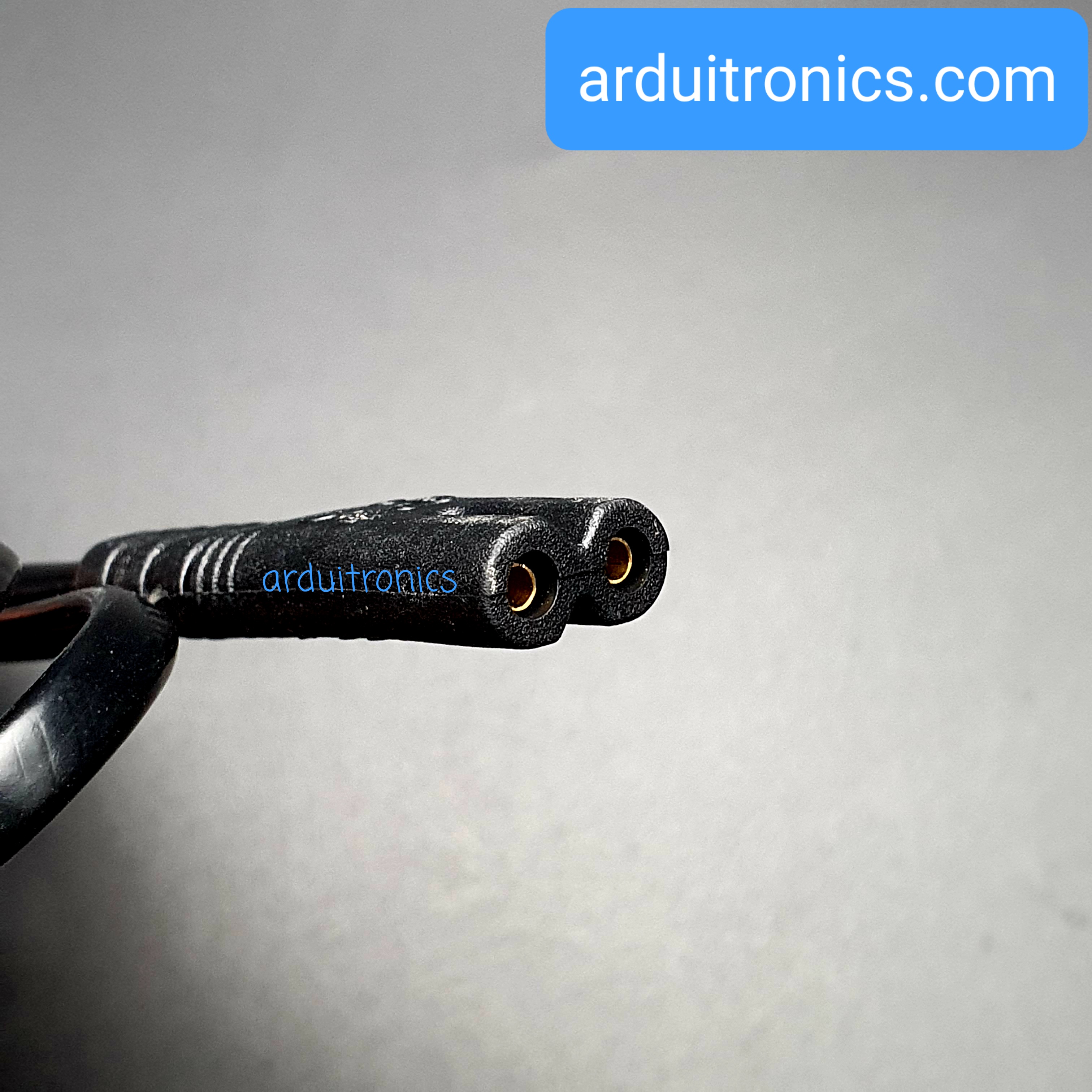 สายไฟ AC อย่างดี 2x18AWG ยาว 2เมตร