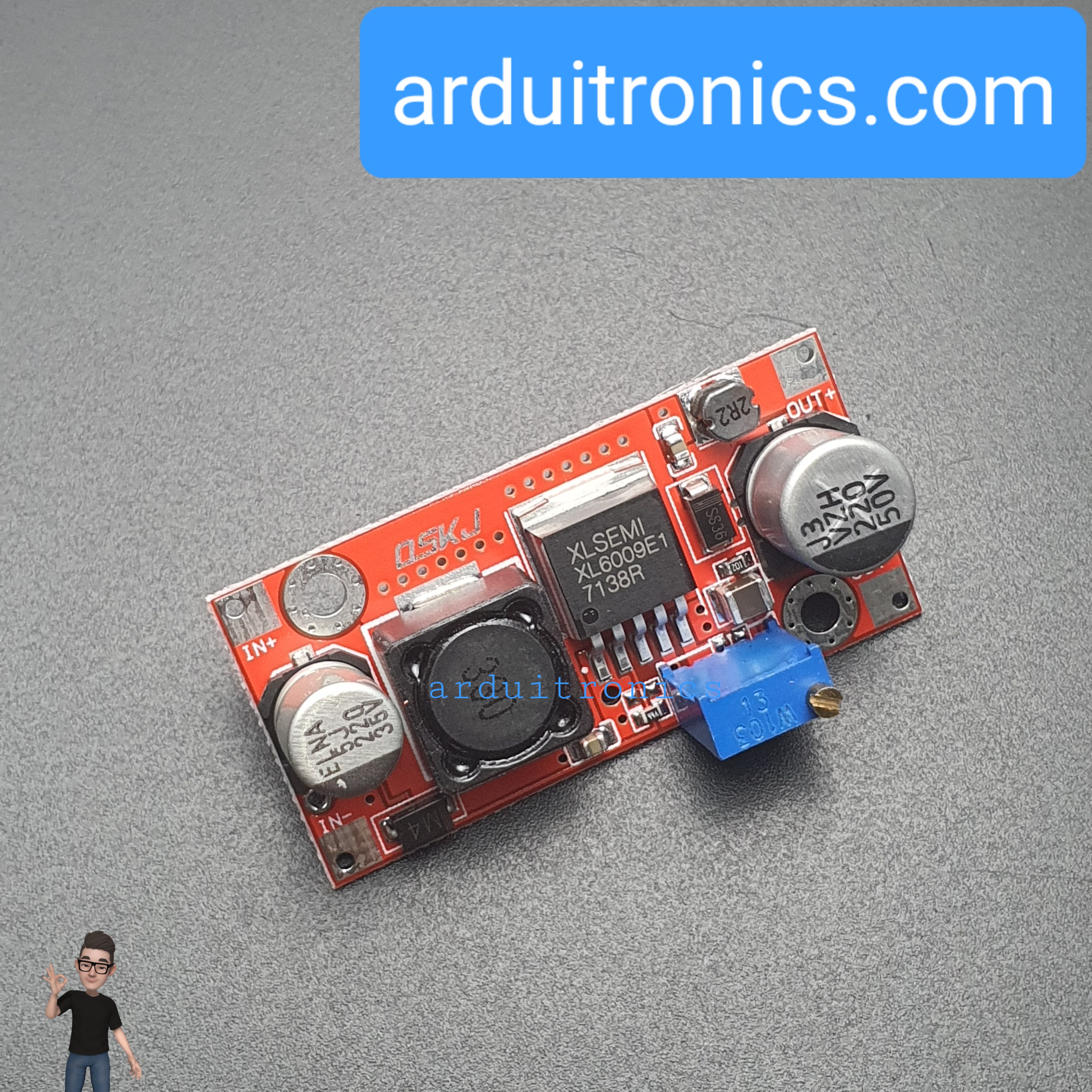 XL6009 DC-to-DC Step Up Module 3A (LM2577) ประสิทธิภาพสูง Low ripple