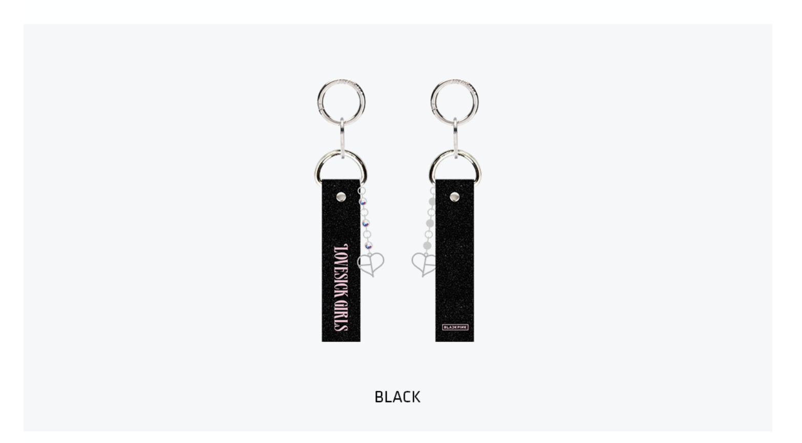Blackpink - ของสะสม [THEALBUM] BLACKPINK -LIGHT STICK STRAP สีดำ