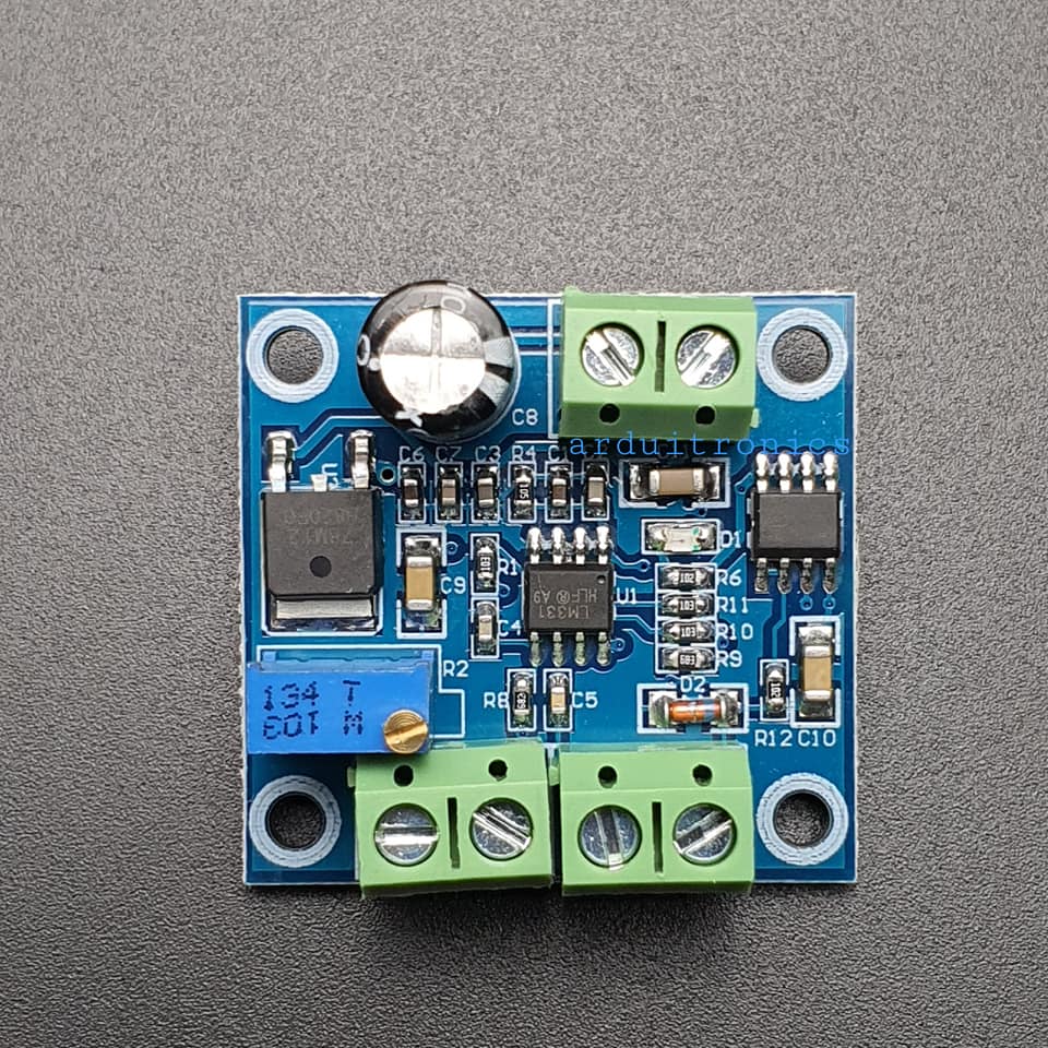 Frequency to Voltage Module โมดูลแปลงความถี่ PWM เป็นโวลต์ Frequency to Voltage 0-1KHz to 0-10V