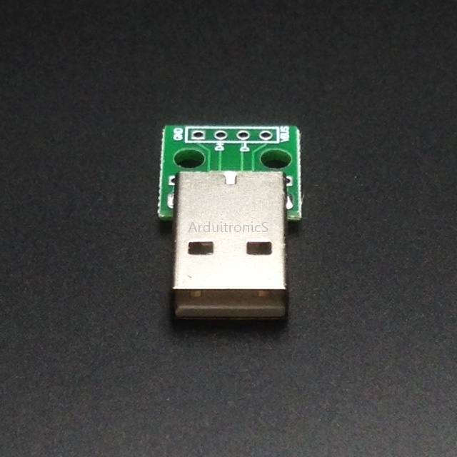 USB 2.0 Male to DIP Converter Breakout