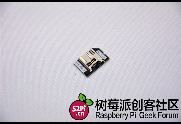 Low-Profile microSD Card Adapter for Raspberry Pi